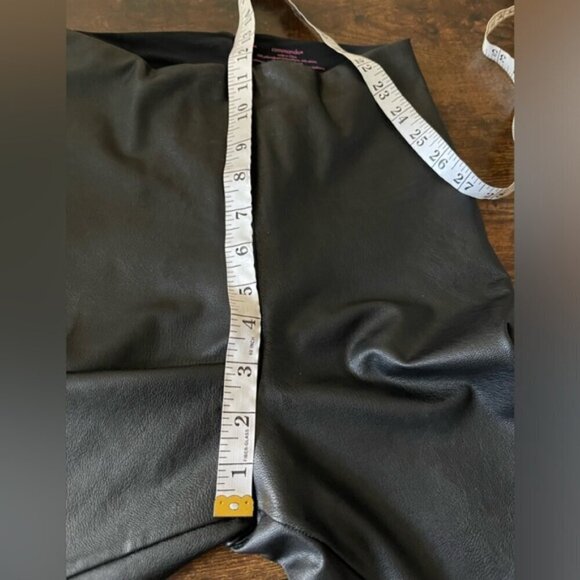 commando Women's Perfect Control Faux Leather Leggings Black Medium slimming - Picture 13 of 15